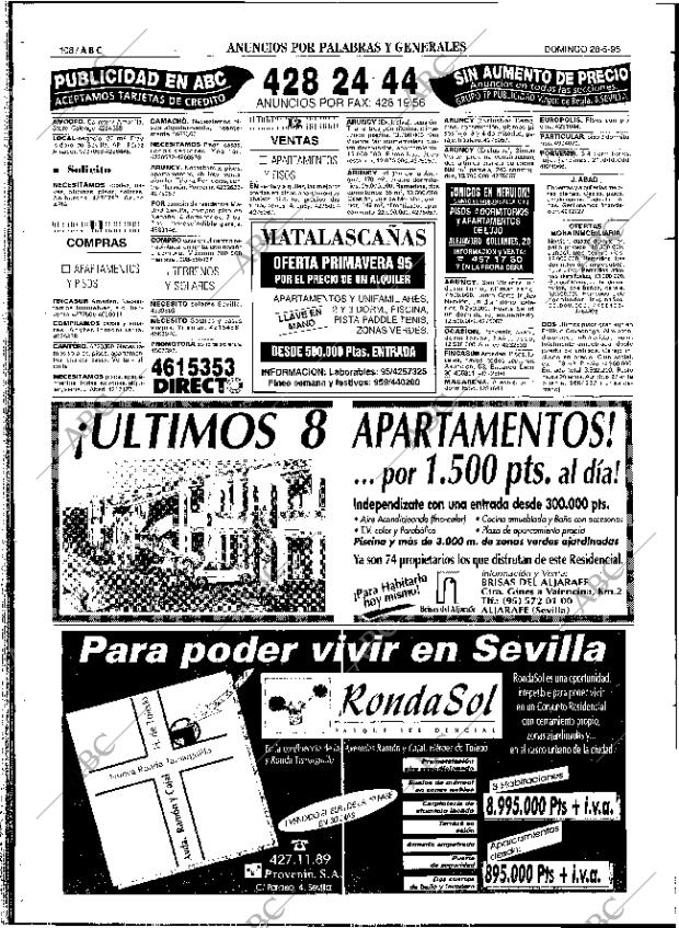 ABC SEVILLA 28-05-1995 página 108