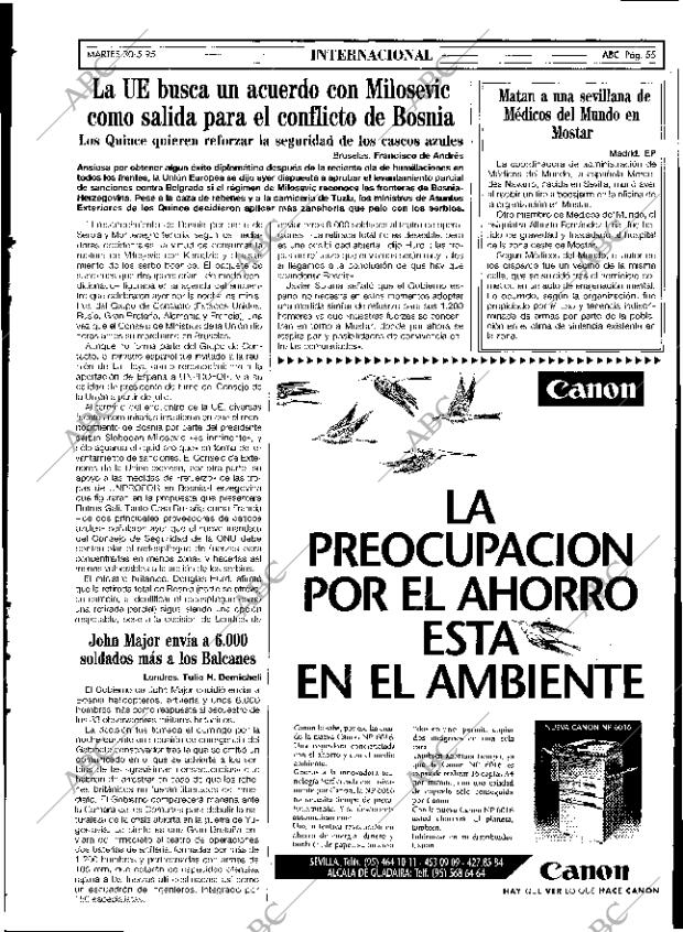 ABC SEVILLA 30-05-1995 página 55