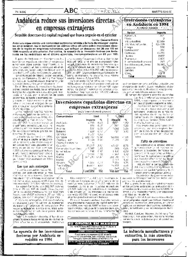 ABC SEVILLA 30-05-1995 página 74