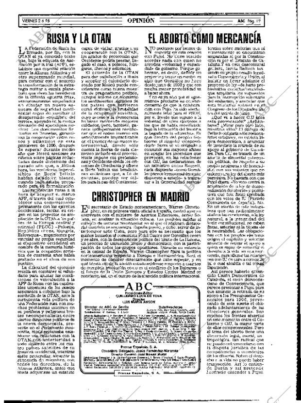 ABC MADRID 02-06-1995 página 19