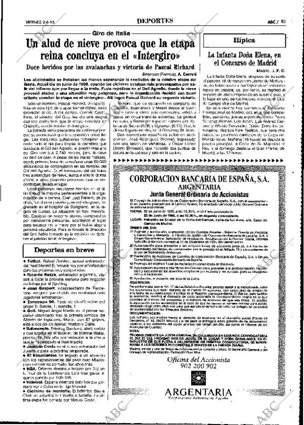 ABC MADRID 02-06-1995 página 83