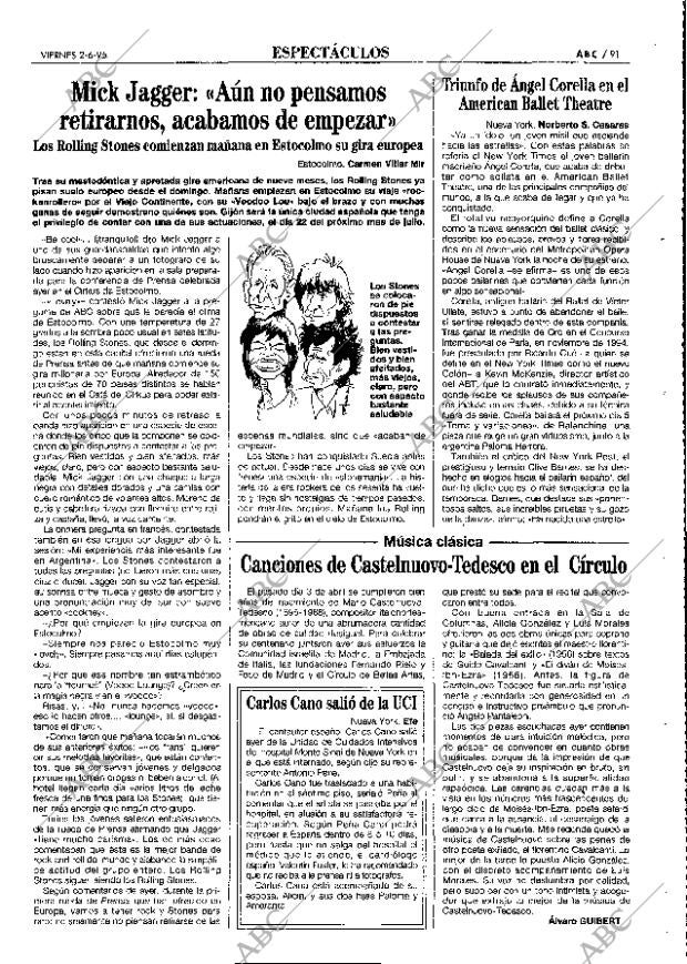 ABC MADRID 02-06-1995 página 91