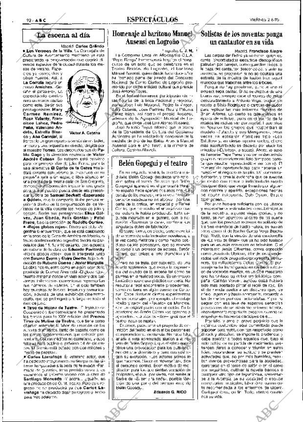 ABC MADRID 02-06-1995 página 92