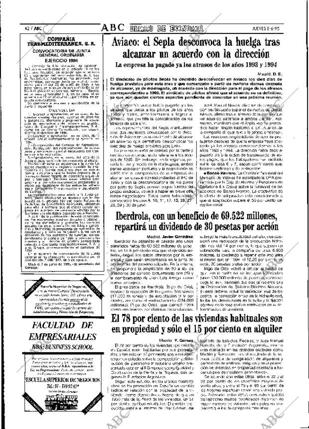 ABC MADRID 08-06-1995 página 42