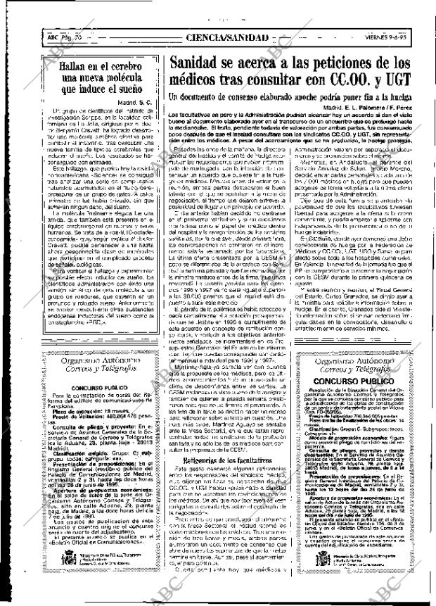 ABC MADRID 09-06-1995 página 70