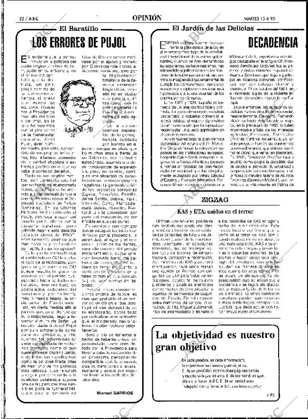 ABC SEVILLA 13-06-1995 página 22