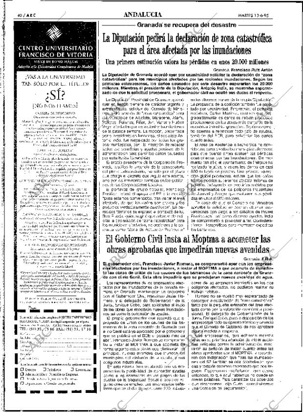 ABC SEVILLA 13-06-1995 página 40