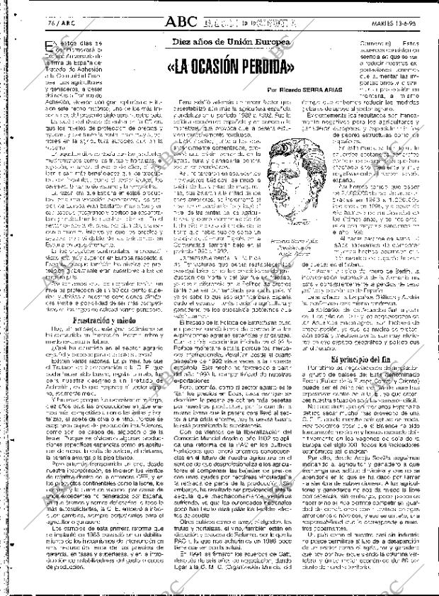 ABC SEVILLA 13-06-1995 página 76