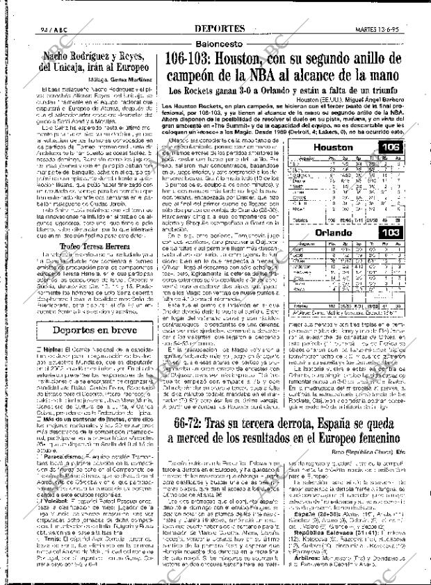 ABC SEVILLA 13-06-1995 página 94
