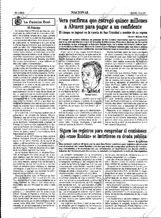 ABC MADRID 15-06-1995 página 30