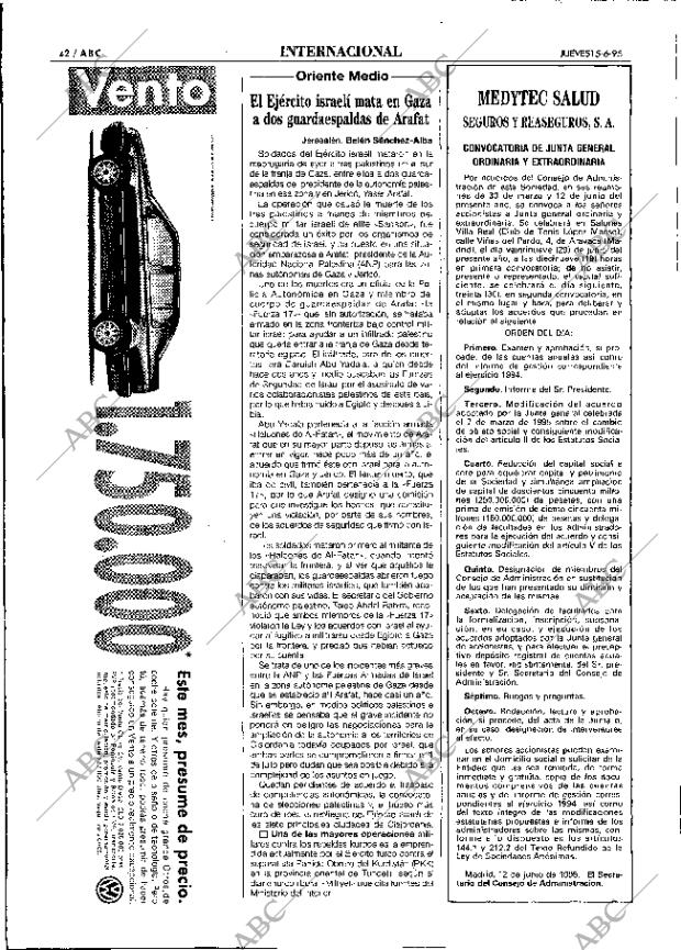 ABC MADRID 15-06-1995 página 42
