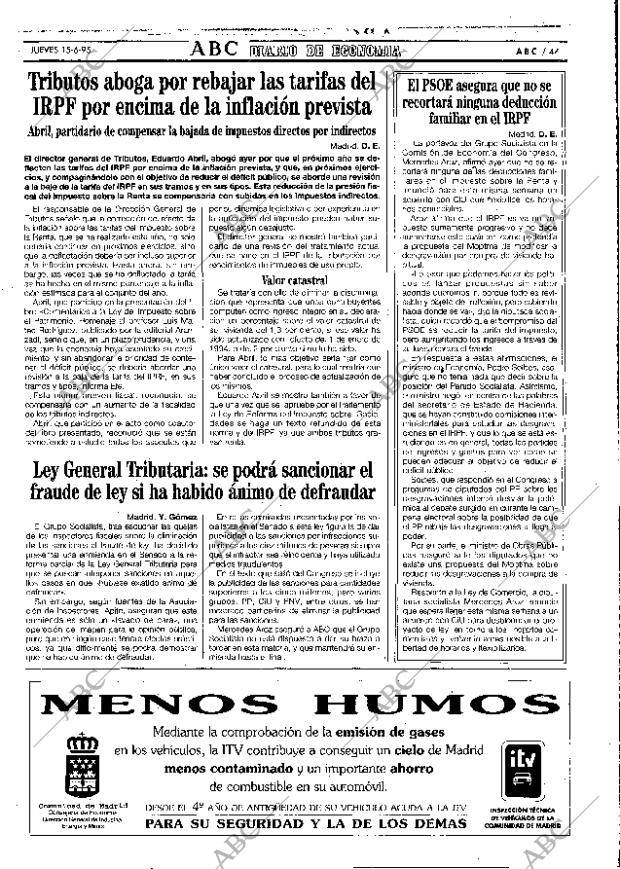 ABC MADRID 15-06-1995 página 47