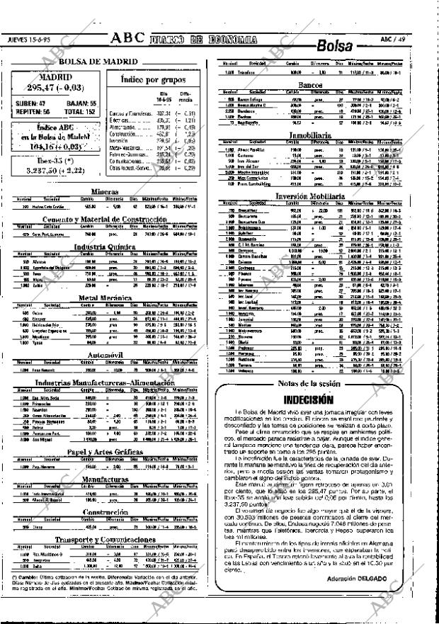 ABC MADRID 15-06-1995 página 49