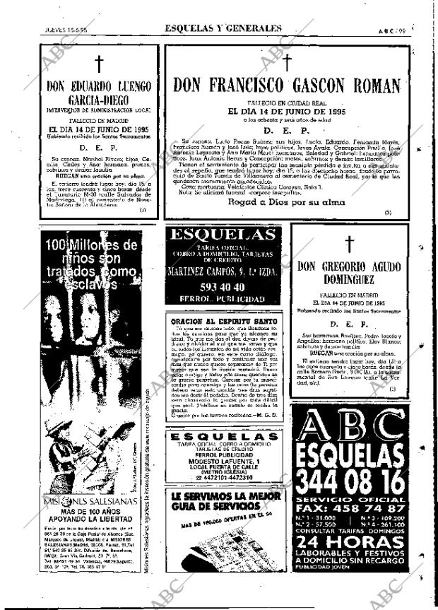 ABC MADRID 15-06-1995 página 99