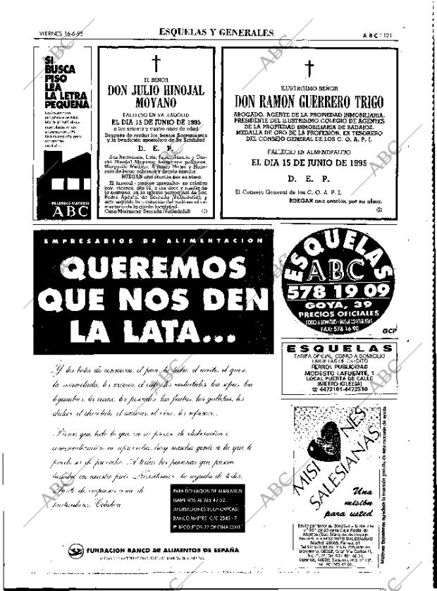 ABC MADRID 16-06-1995 página 121