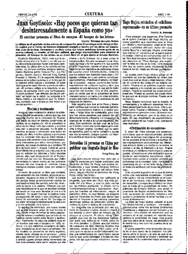 ABC MADRID 16-06-1995 página 69