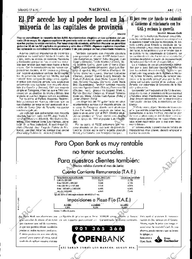 ABC SEVILLA 17-06-1995 página 23