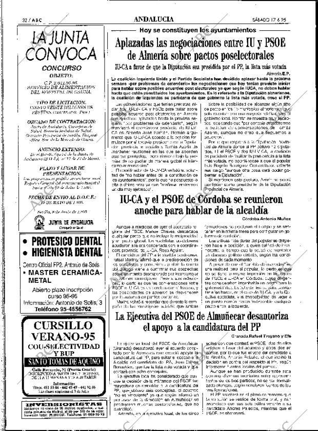 ABC SEVILLA 17-06-1995 página 32