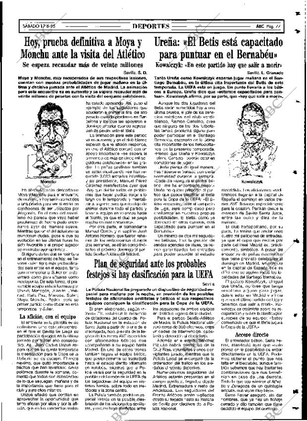 ABC SEVILLA 17-06-1995 página 77