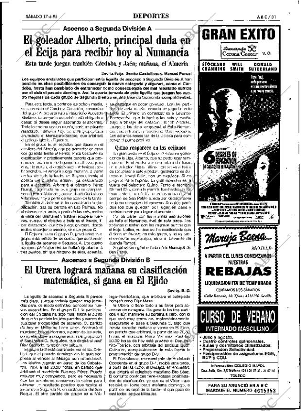 ABC SEVILLA 17-06-1995 página 81