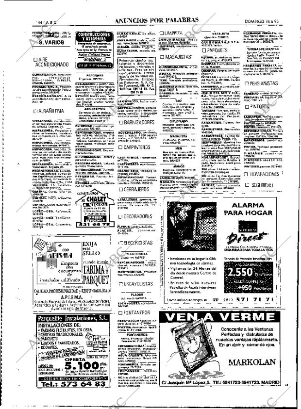 ABC MADRID 18-06-1995 página 144