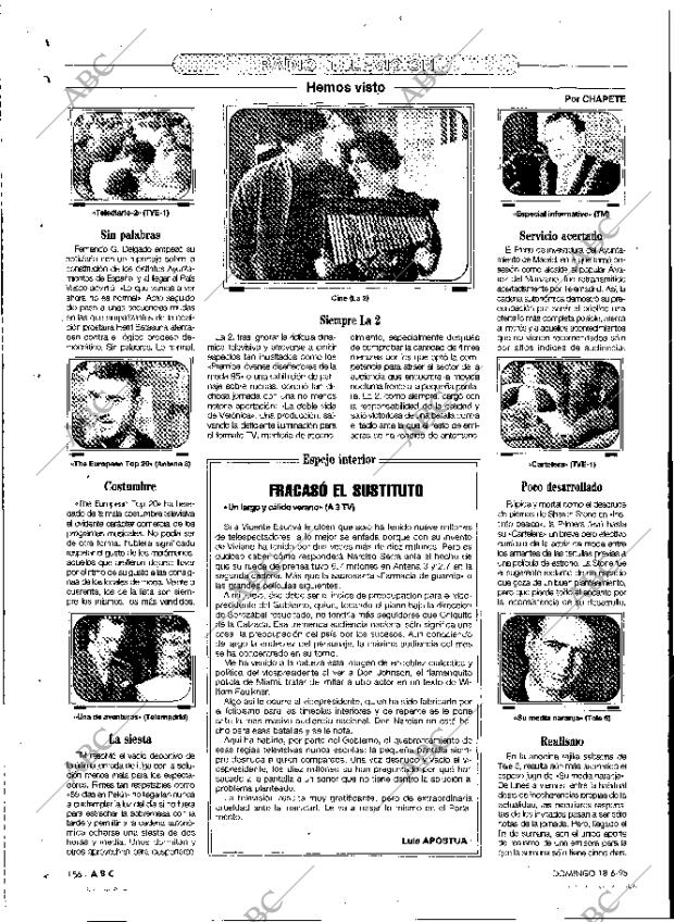ABC MADRID 18-06-1995 página 156