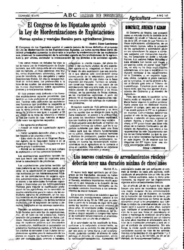 ABC MADRID 18-06-1995 página 63