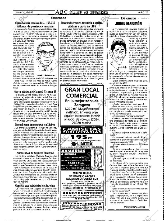 ABC MADRID 18-06-1995 página 67