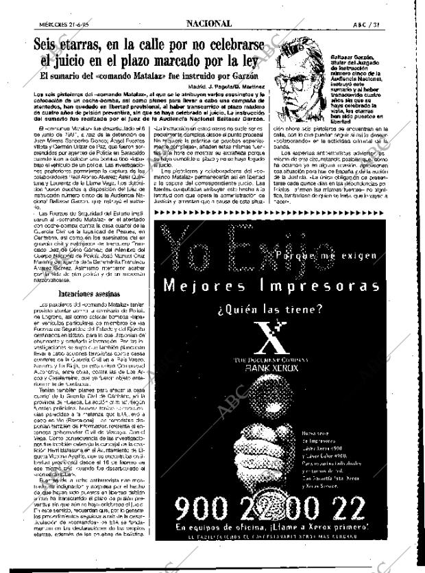 ABC MADRID 21-06-1995 página 31