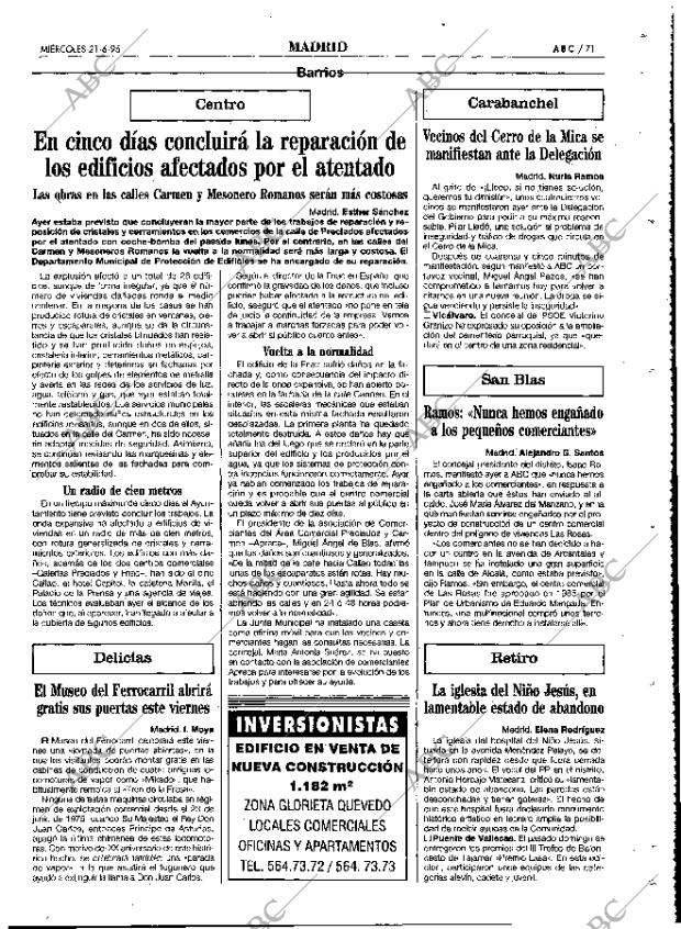 ABC MADRID 21-06-1995 página 71