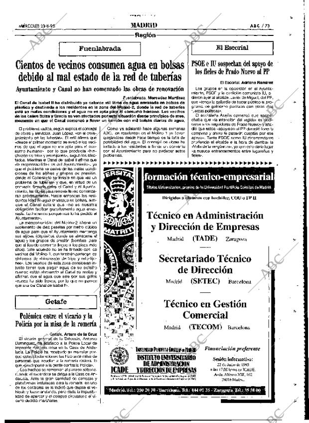 ABC MADRID 21-06-1995 página 73