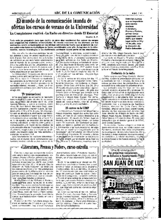 ABC MADRID 21-06-1995 página 81