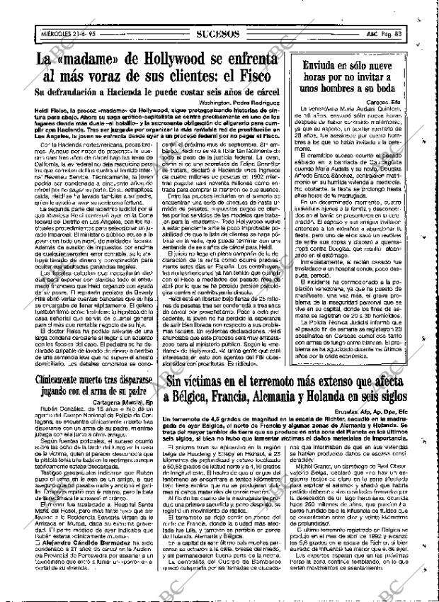 ABC MADRID 21-06-1995 página 83