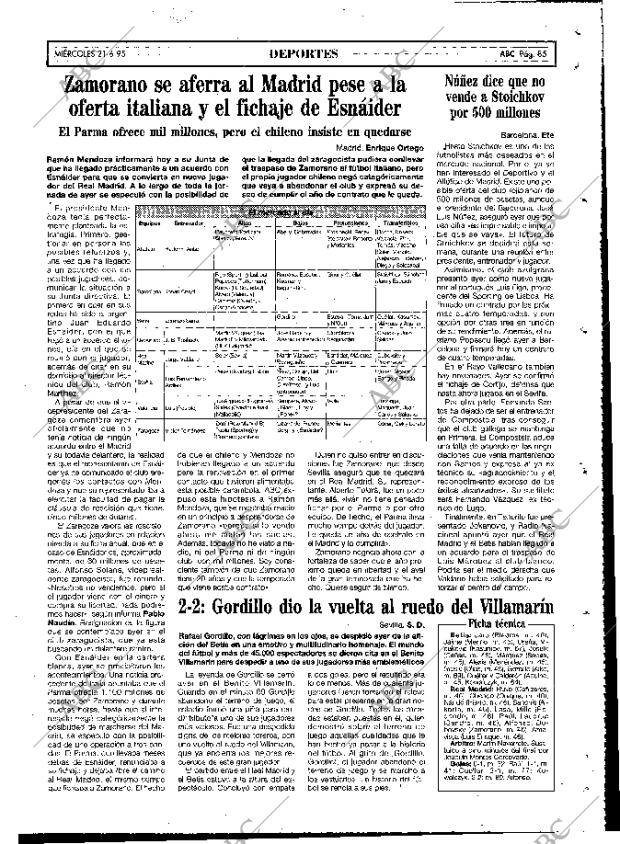 ABC MADRID 21-06-1995 página 85