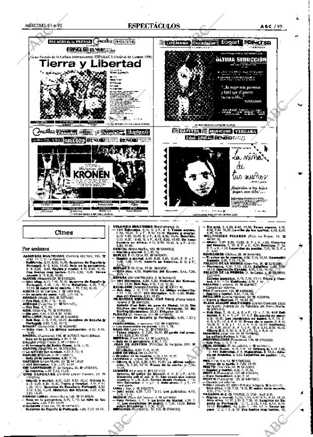 ABC MADRID 21-06-1995 página 95