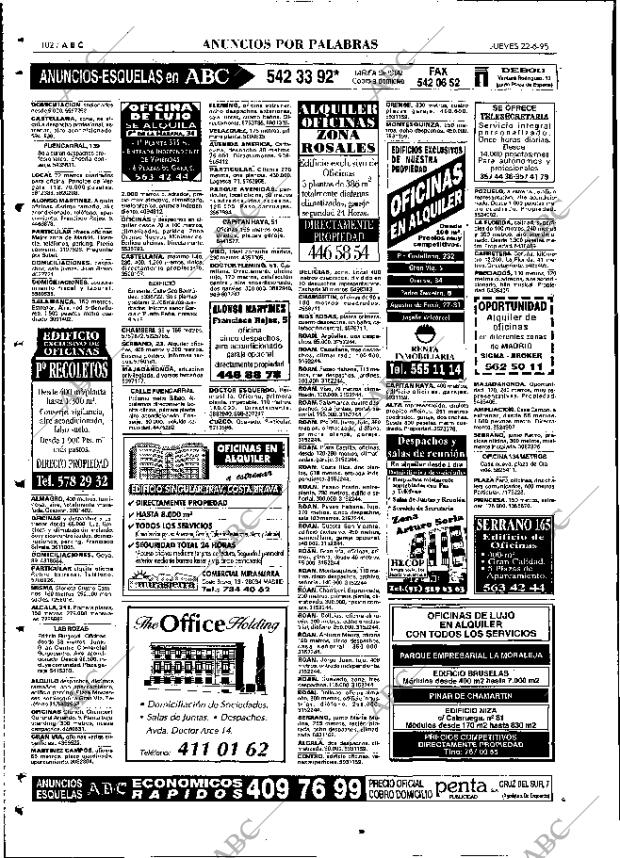 ABC MADRID 22-06-1995 página 102