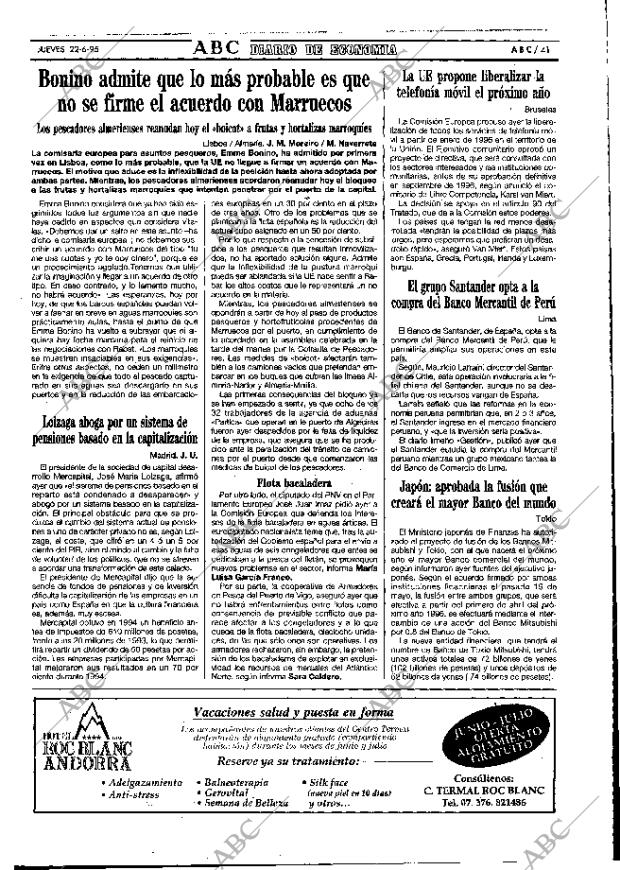 ABC MADRID 22-06-1995 página 41