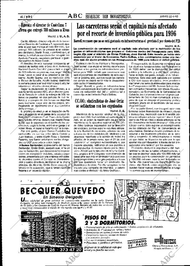 ABC MADRID 22-06-1995 página 42