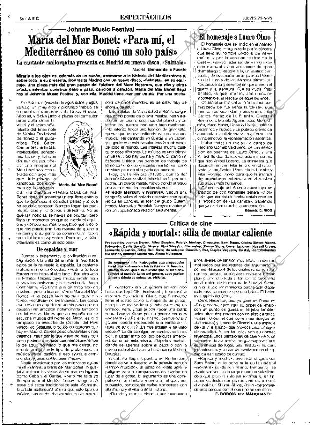 ABC MADRID 22-06-1995 página 86