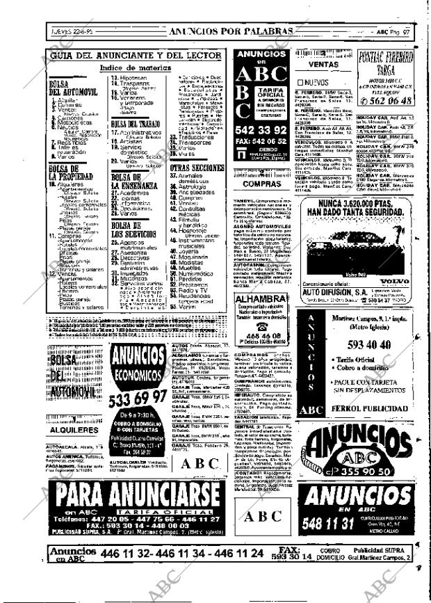 ABC MADRID 22-06-1995 página 97