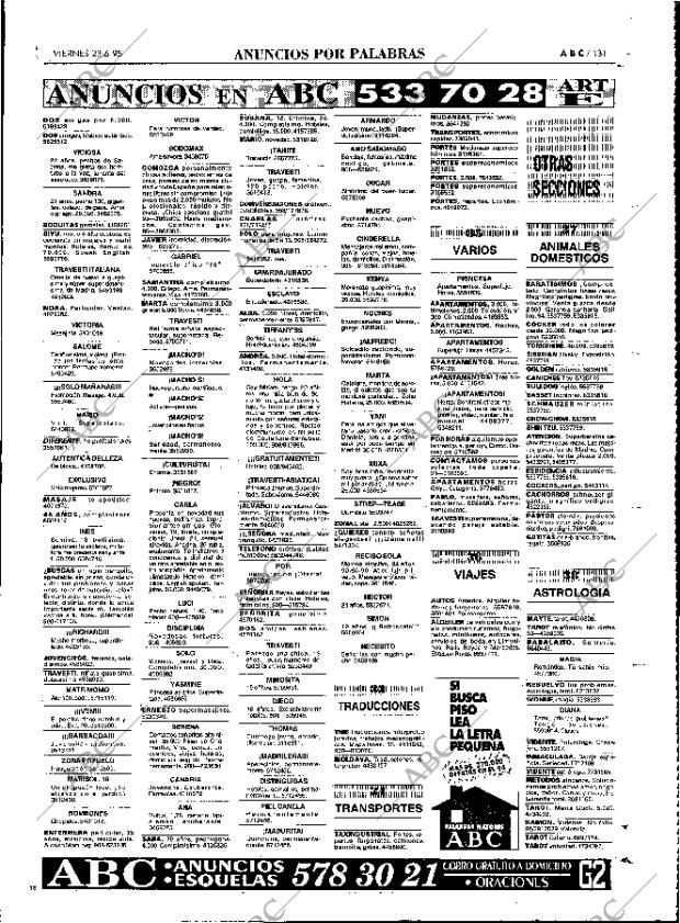 ABC MADRID 23-06-1995 página 131