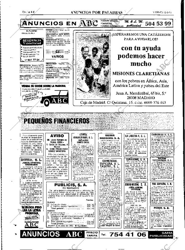 ABC MADRID 23-06-1995 página 134