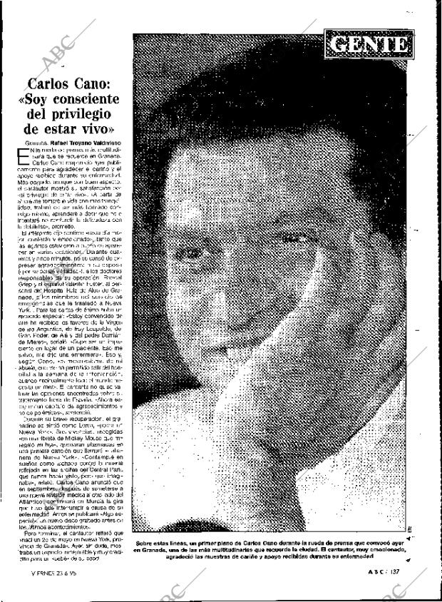 ABC MADRID 23-06-1995 página 137