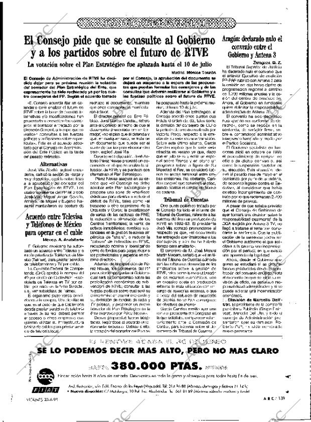 ABC MADRID 23-06-1995 página 139