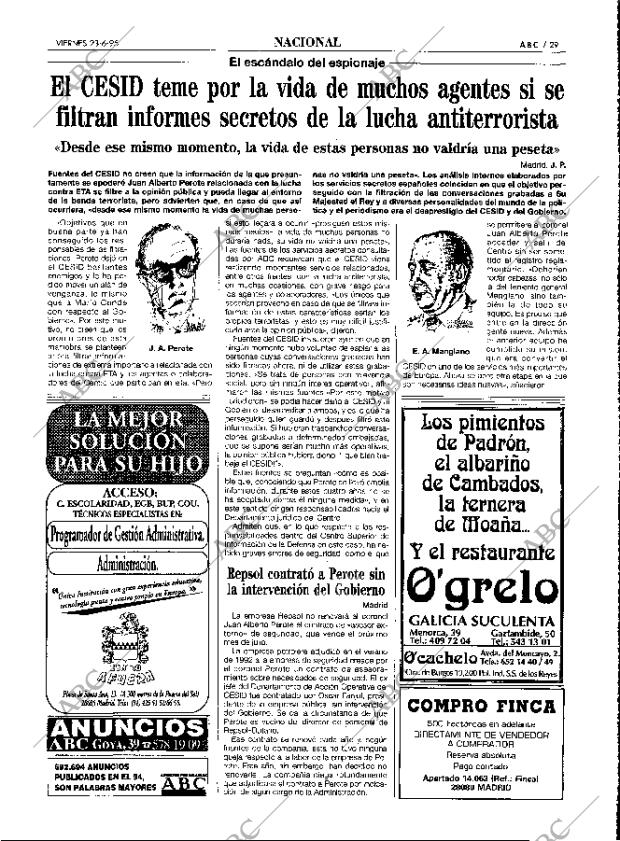 ABC MADRID 23-06-1995 página 29