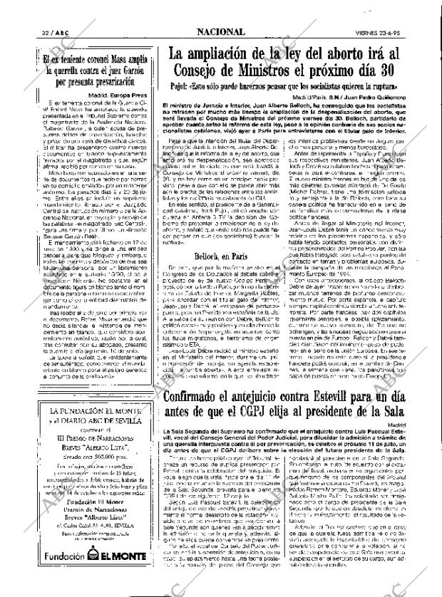 ABC MADRID 23-06-1995 página 32