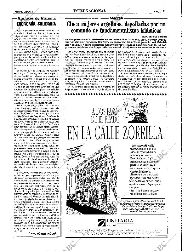 ABC MADRID 23-06-1995 página 43