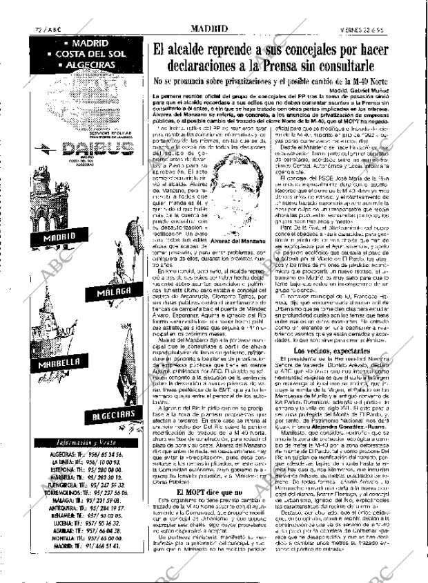 ABC MADRID 23-06-1995 página 72