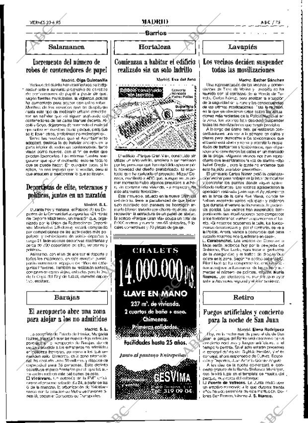 ABC MADRID 23-06-1995 página 75