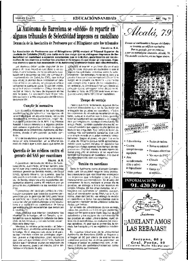 ABC MADRID 23-06-1995 página 79